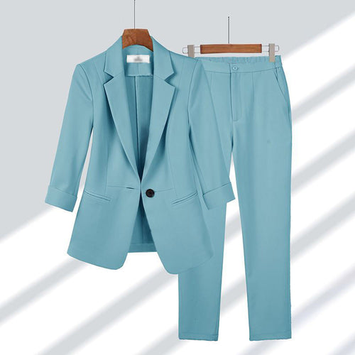 HYSOVA Pant & Blazer in Solid Colors