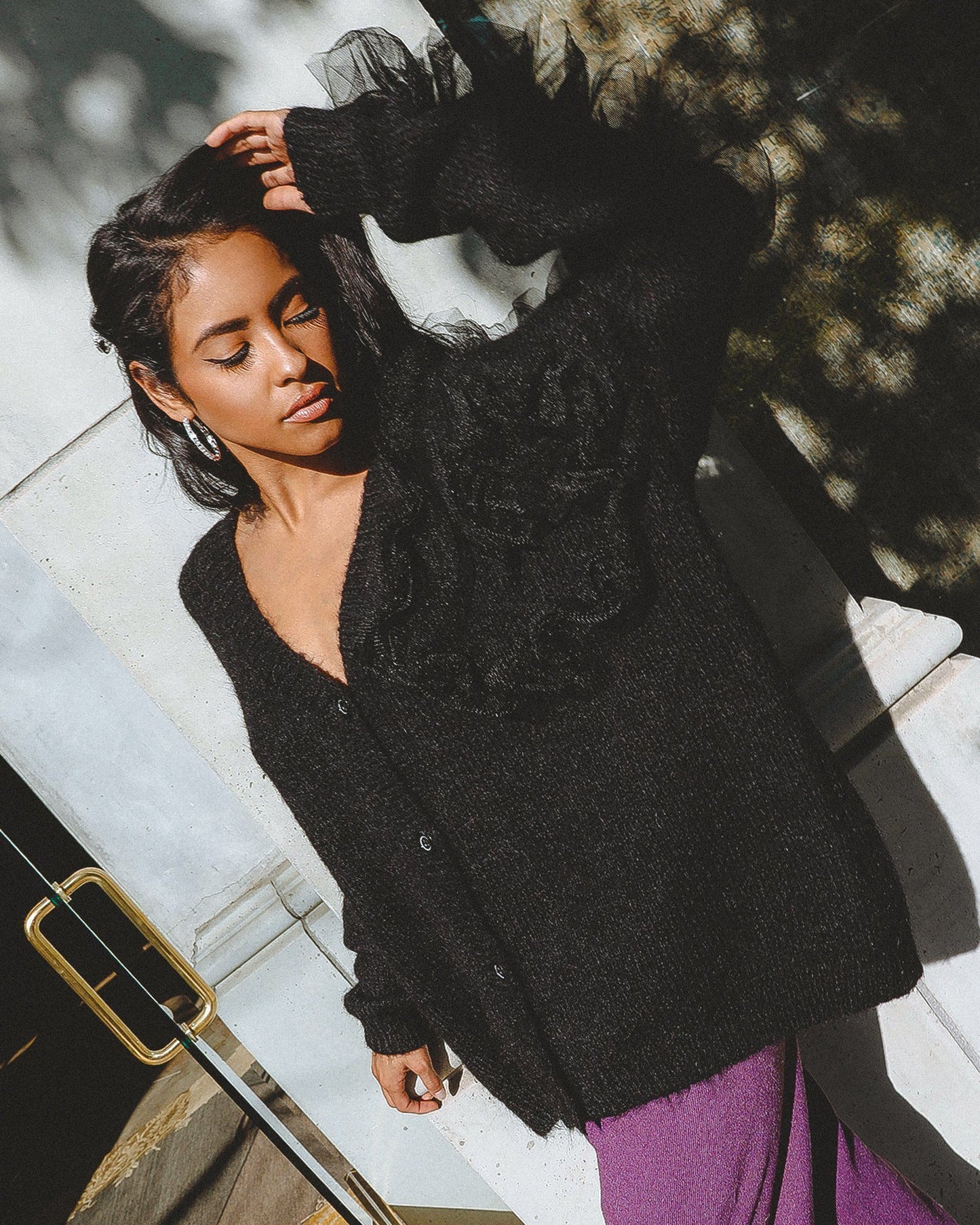 HYSOVA Wool Blend Cardigan