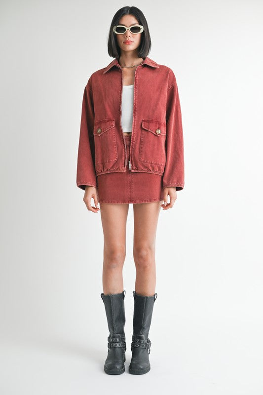 HYSOVA long sleeve denim jacket