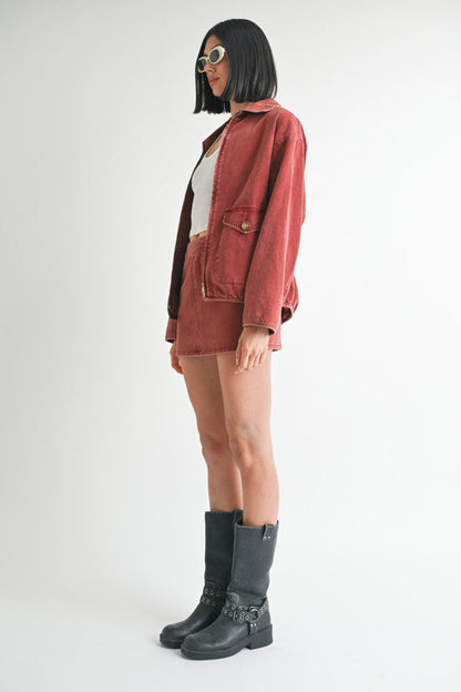 HYSOVA long sleeve denim jacket