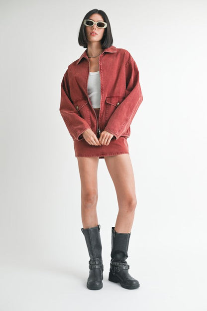 HYSOVA long sleeve denim jacket