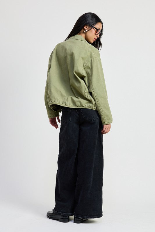 HYSOVA long sleeve denim jacket