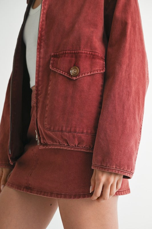 HYSOVA long sleeve denim jacket