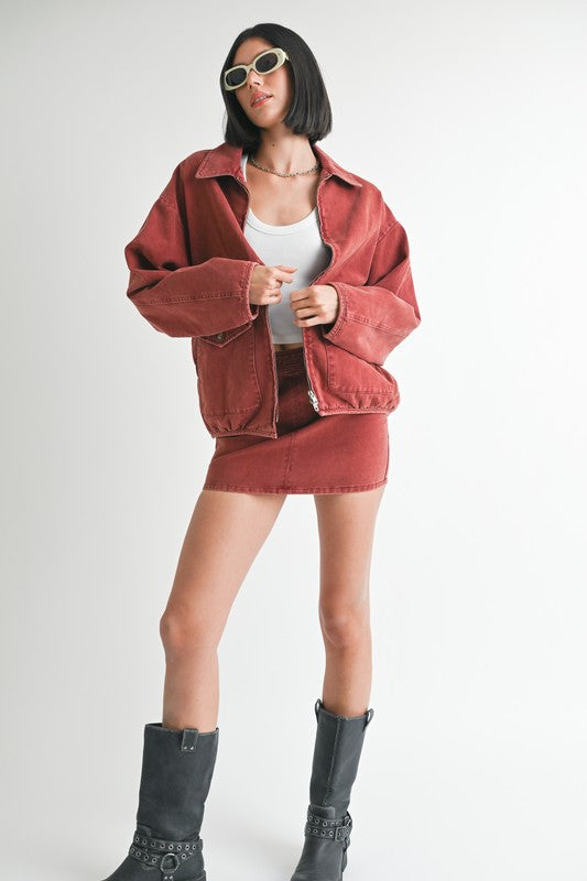 HYSOVA long sleeve denim jacket