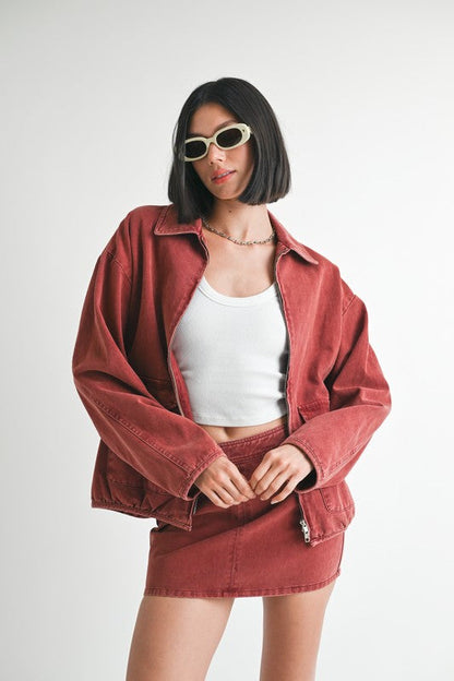 HYSOVA long sleeve denim jacket