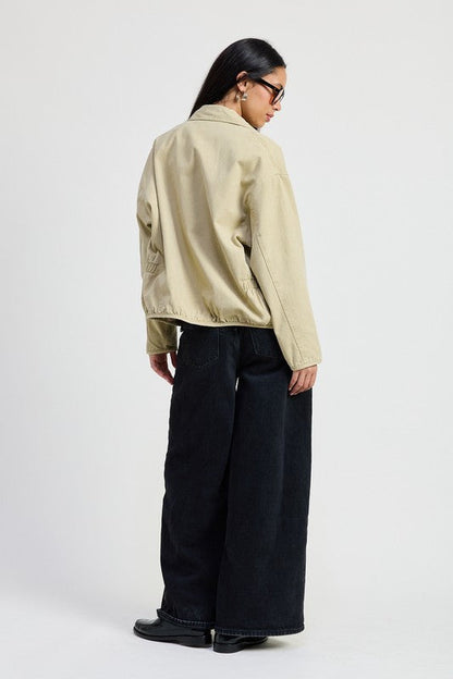 HYSOVA long sleeve denim jacket