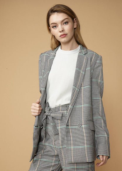 HYSOVA Glen Plaid Blazer in Fall Glen