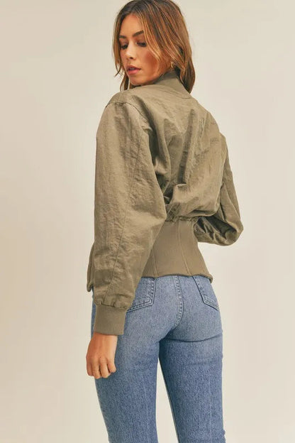 HYSOVA Long Sleeve Two Way Jacket