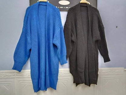 HYSOVA Retro Lazy Coat Loose Mid-length Sweater Jacket Women