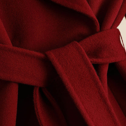 HYSOVA Autumn & Winter Temperament Korean Wool Coat