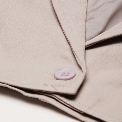 HYSOVA Cropped Tailored Blazer