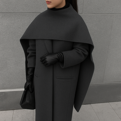 HYSOVA Urban Drape Wool Coat