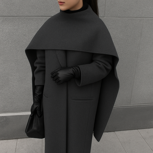 HYSOVA Urban Drape Wool Coat