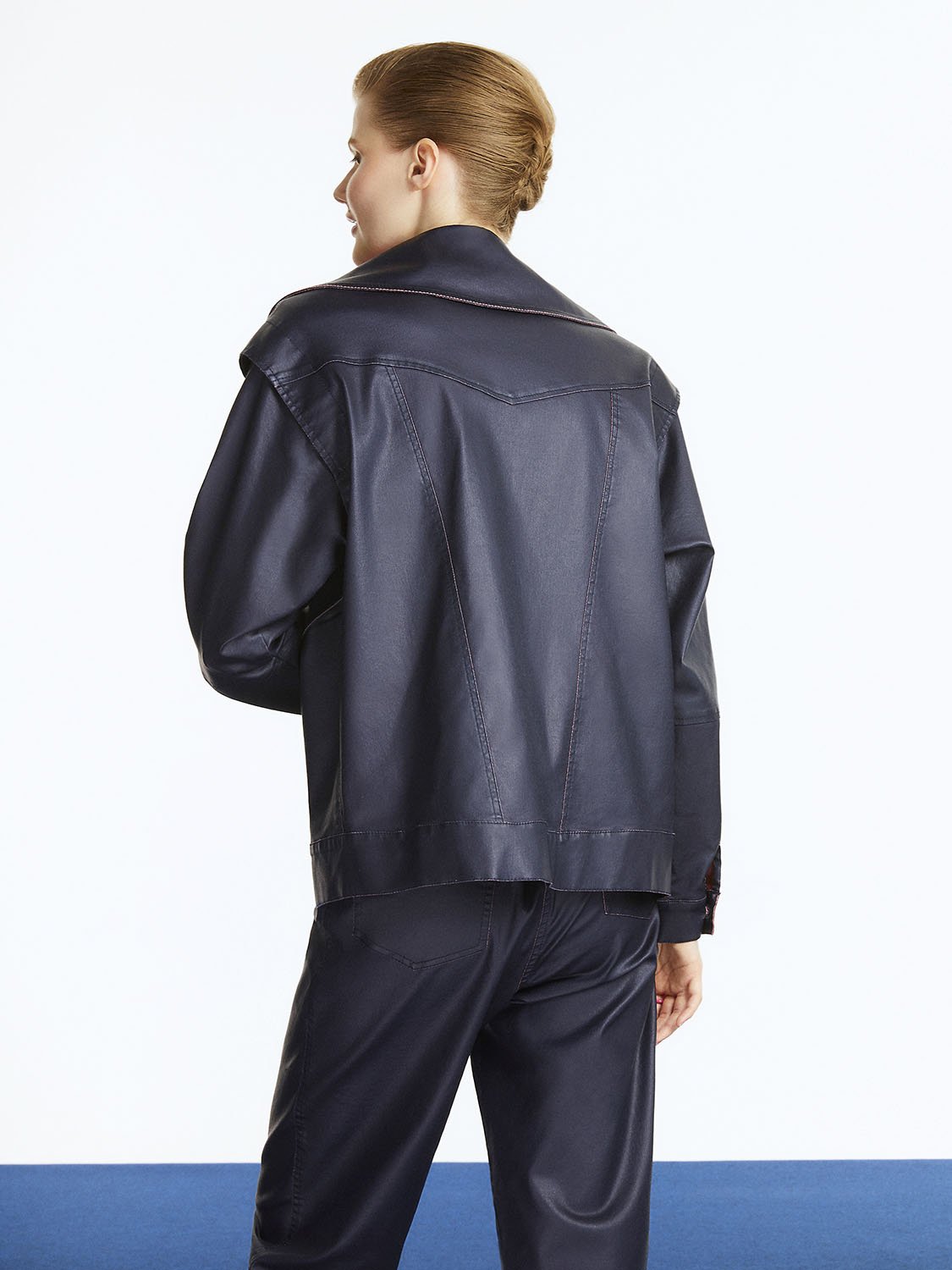 HYSOVA Wide Collar Coated Jacket - Limited edition