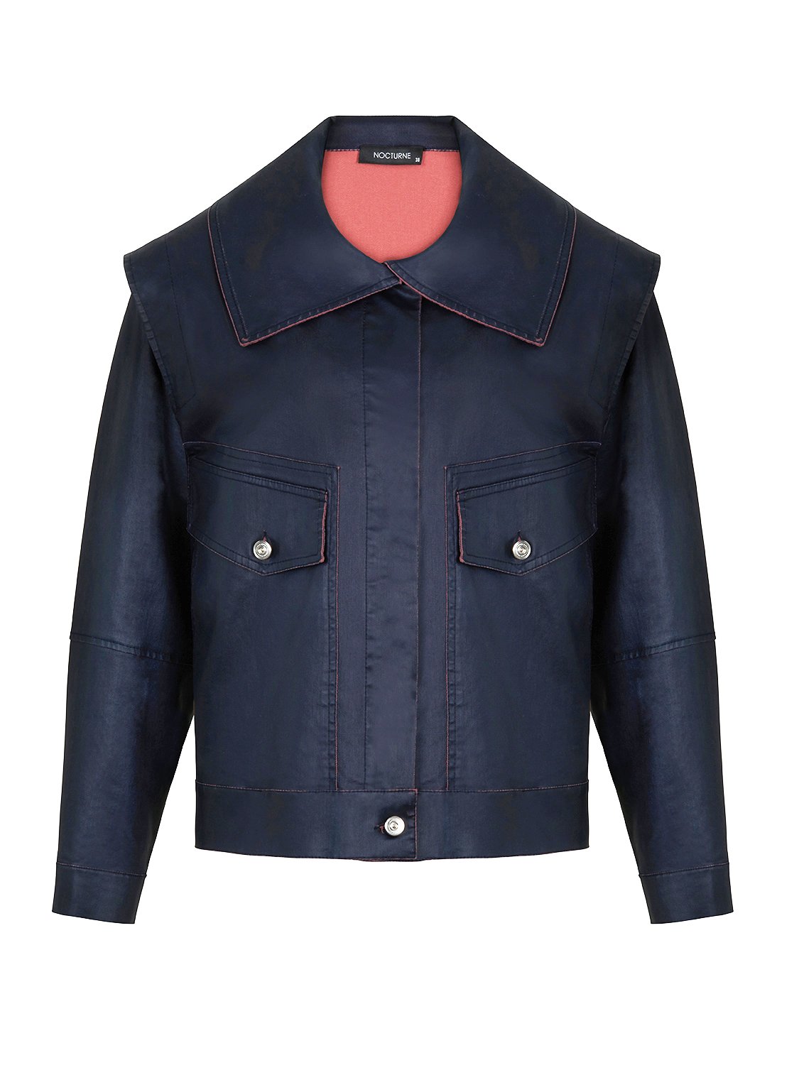 HYSOVA Wide Collar Coated Jacket - Limited edition