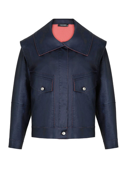 HYSOVA Wide Collar Coated Jacket - Limited edition