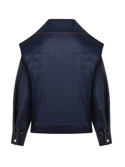 HYSOVA Wide Collar Coated Jacket - Limited edition
