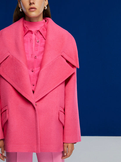 HYSOVA Wide Lapel Collar Coat