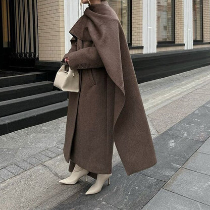 HYSOVA Urban Drape Wool Coat