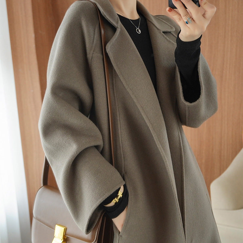 HYSOVA Mid-length Loose Over Knee Coat