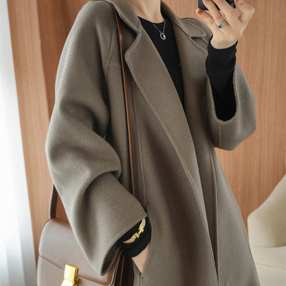 HYSOVA Mid-length Loose Over Knee Coat