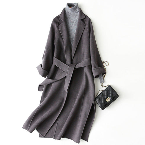 HYSOVA Mid-length Loose Over Knee Coat