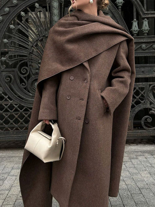 HYSOVA Urban Drape Wool Coat