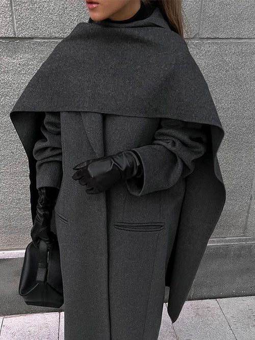HYSOVA Urban Drape Wool Coat