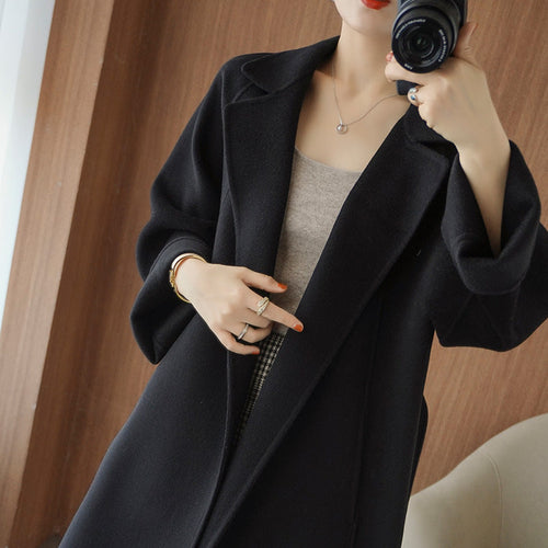 HYSOVA Mid-length Loose Over Knee Coat