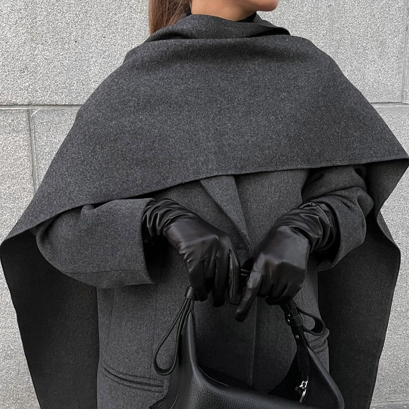 HYSOVA Urban Drape Wool Coat