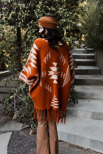 Hysova Luxe Fringed Ruana