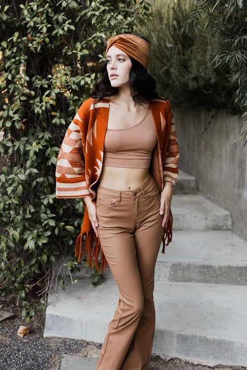 Hysova Luxe Fringed Ruana