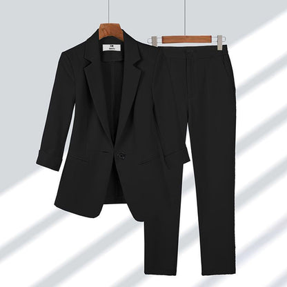 HYSOVA Pant & Blazer in Solid Colors