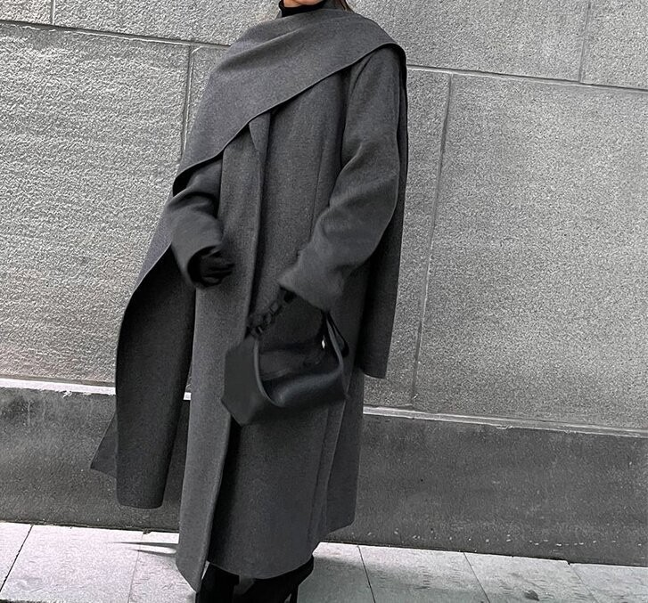 HYSOVA Urban Drape Wool Coat