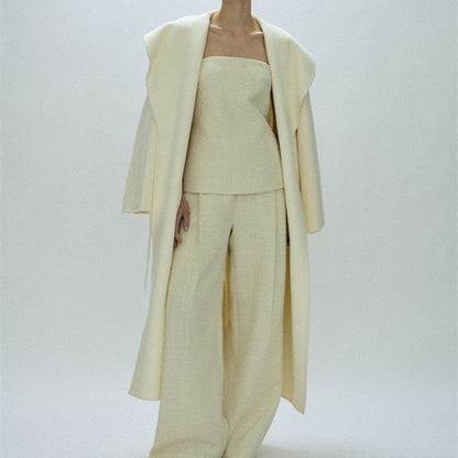 HYSOVA Fashion Double-sided Wool Overcoat Coat