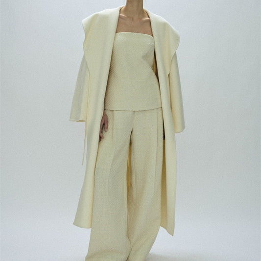 HYSOVA Fashion Double-sided Wool Overcoat Coat
