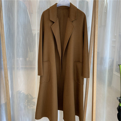 HYSOVA Cashmere Water Ripple Coat